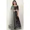 Black Color Satin Silk Designer Mehendi Sangeet Wear Lehenga Choli AC86225434
