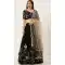 Black Color Satin Silk Designer Mehendi Sangeet Wear Lehenga Choli AC86225443
