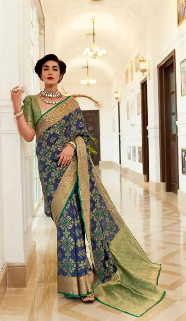 patola cotton silk saree uk -317119941