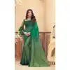 chiffon party wear saree with blouse -347120154