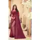 Maroon Color Chiffon Embroidered Designer Party Wear Saree Blouse -347120161