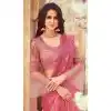 pure chiffon party wear saree online india -347120165