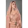 latest design of art silk lehenga suit -348120172