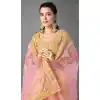 design of art silk designer lehenga blouse -348120173