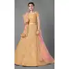 design of art silk designer lehenga blouse -348120173