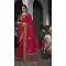 Dark Pink Color Silk Designer Party Wear Embroidered Women Saree -358120257