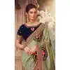 traditional party wear glitter silk saree -370120378