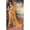 traditional designer jute sarees online -370120384