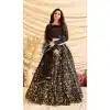 fancy bridal taffeta silk lehenga choli -375120414