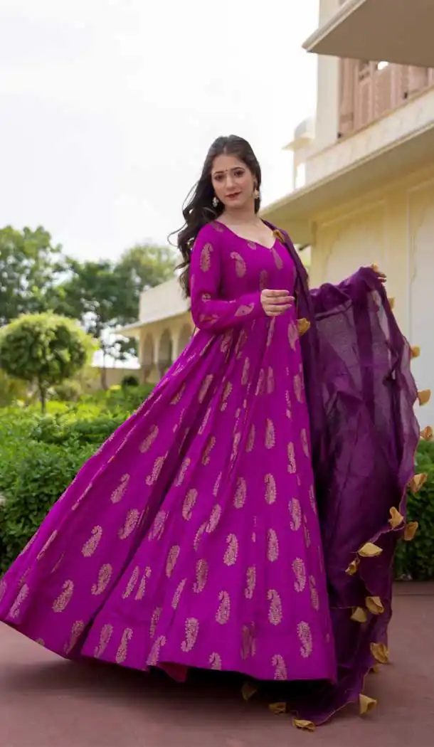 indo western gowns amazon uk -380120453