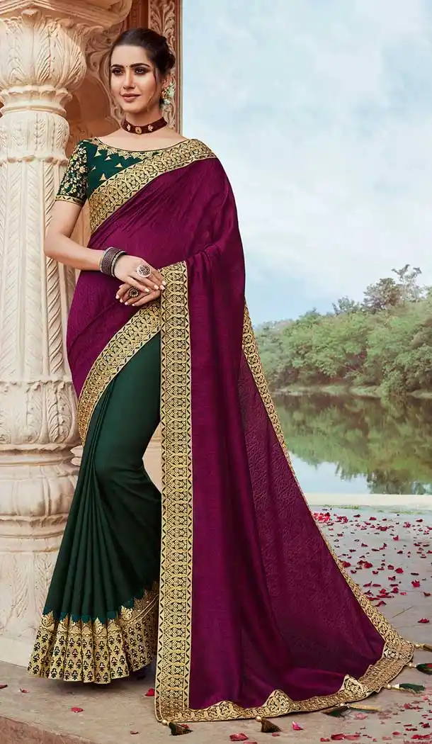 wedding embroidered saree shops near me -427120948