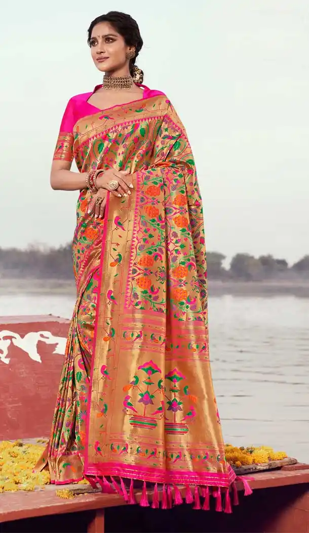 Pretty Red Color Banarasi Soft Silk Heavy Jacquard Traditional Saree -500121688