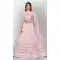 Baby Pink Color Organza Heavy Designer Bridal Wear Lehenga Choli -506121730