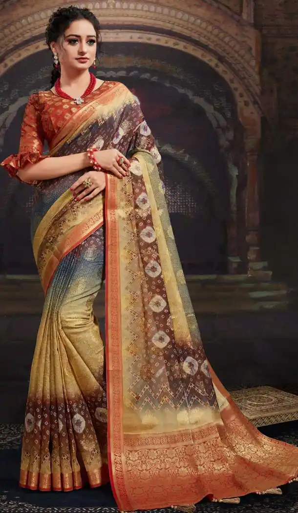 Pink Color Chanderi Jacquard Traditional Wear Designer Saree Blaouse -520121902