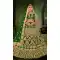 Green Color Heavy Velvet Heavy Designer Bridal Wear Lehenga Choli -529122004