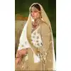 white designer heavy velvet lehenga choli -529122006