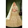 white designer heavy velvet lehenga choli -529122006