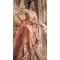 Jute White Color Art Silk Heavy Designer Bridal Wedding Wear Lehenga Choli -536122040