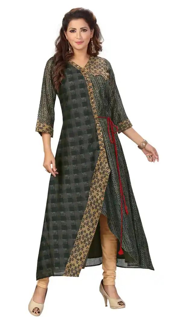 Captivating Grey Color Muslin Embroidered Readymade Designer Salwar Kameez -573122440