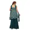 embroidered georgette readymade suit -573122451