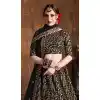 raw silk semi stitched lehenga choli online -645123097