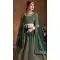 Green Color Raw Silk Designer Wedding Sangeet Wear Lehenga Choli -645123102