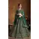 Green Color Raw Silk Designer Wedding Sangeet Wear Lehenga Choli -645123102
