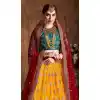 raw silk designer lehenga choli online -645123106