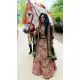 Green Color Markable Velvet Designer Wedding Wear Lehenga Choli -662123298