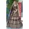 Coffee Color Velvet Heavy Designer Bridal Wedding Wear Lehenga Choli -664123308
