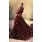 Brown Color Georgette Designer Party Wear Women Lehenga Choli -685123603