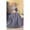 Grey Color Georgette Designer Party Wear Women Lehenga Choli -685123605