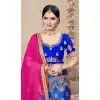 bridal silk blend lehenga choli designs 2021 -736124128