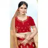 designer silk blend lehenga ebay online -736124133