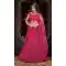 Deep Pink Color Net Embroidered Designer Bridal Party Wear Lehenga Coli -802124736