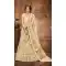 Beige Color Net Embroidered Designer Bridal Party Wear Lehenga Coli -802124752