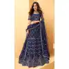 net ruffle bridal wear lehenga choli -1128127664