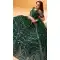 Green Color Net Designer Bridal Wedding Wear Lehenga Choli -1128127667