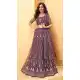 Grape Color Net Designer Bridal Wedding Wear Lehenga Choli -1128127671