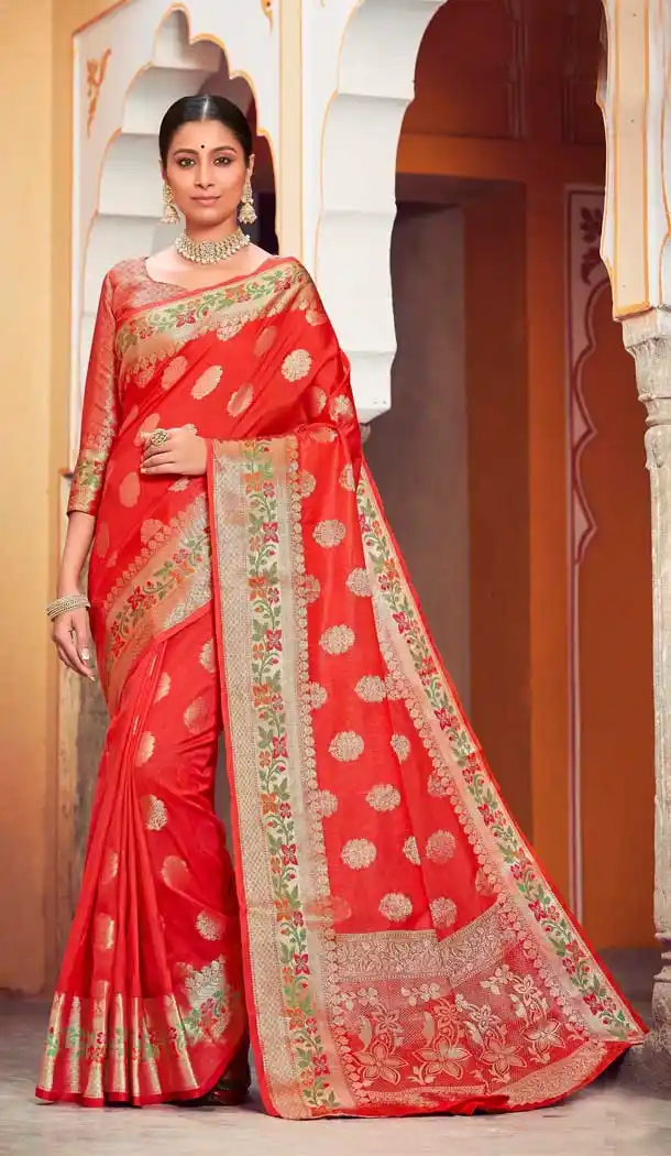 banarasi silk traditional saree price in india -1143127785