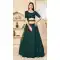 Green Color Georgette Designer Party Wear Lehenga Choli -1145127797