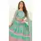 Aqua Color Heavy Georgette Designer Wedding Wear Lehenga Choli -1183128037