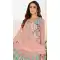 Baby Pink Color Heavy Georgette Designer Wedding Wear Lehenga Choli -1183128038