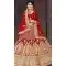Elegant Red Color Velvet Designer Heavy Bridal Wedding Wear Lehenga Choli -1212128338
