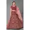 Ethnic Maroon Color Velvet Designer Bridal Wedding Wear Lehenga Choli -1214128364