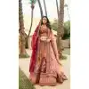 Exquisite Multi Color Markable Velvet Heavy Bridal Wedding Wear Lehenga Choli -1230128494