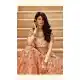 Fascinating Peach Color Silk Heavy Bridal Wedding Wear Lehenga Choli -1230128498