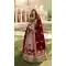 Green Color Markable Velvet Heavy Bridal Wedding Wear Lehenga Choli -1230128499