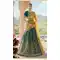 Green Color Brocade Silk Heavy Designer Wedding Wear Lehenga Choli -1364129424