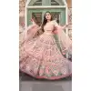Peach Color Chanderi Silk Designer Festive Party Wear Lehenga Choli -1428129841